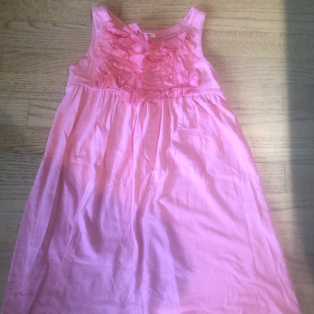 crewcuts girls pink ruffle dress